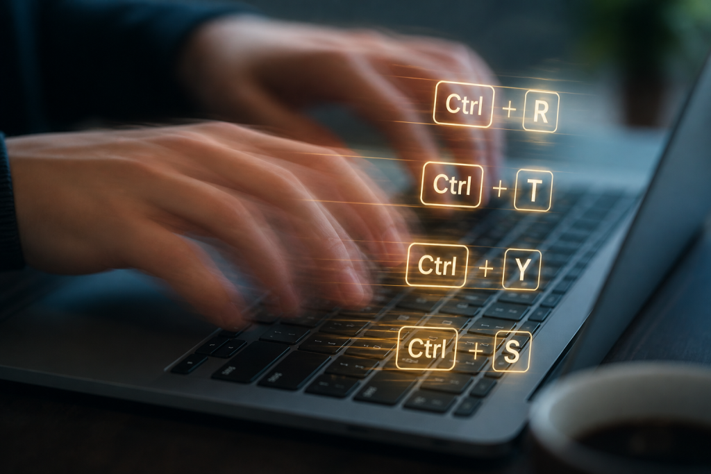 raccourcis clavier productivité ordinateur gain de temps travail