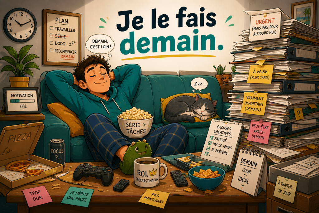 procrastination administratif retard tâches organisation