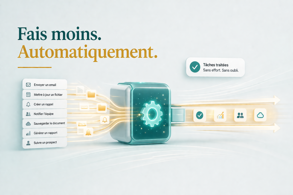 automatisation tâches simples entreprise gain de temps quotidien