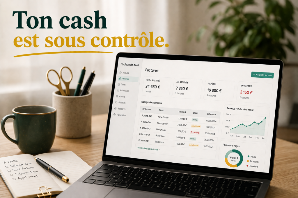 facturation suivi paiements gestion trésorerie entreprise