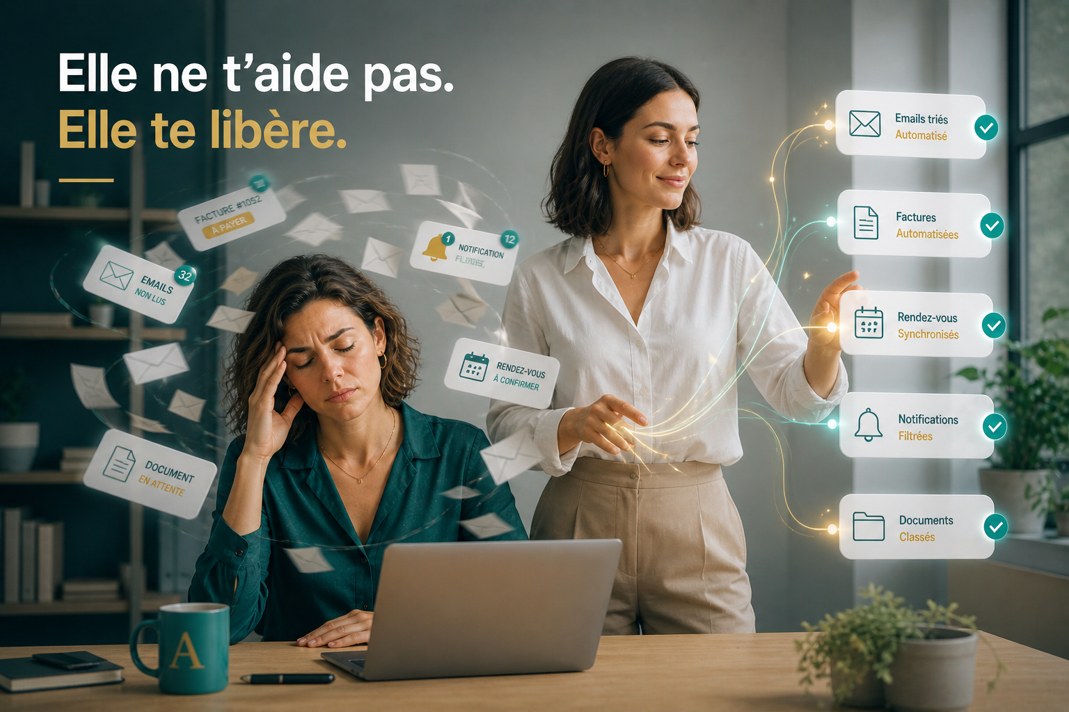 7 tâches administratives récurrentes et épuisantes qu’une assistante indépendante transforme en automatisations rapides