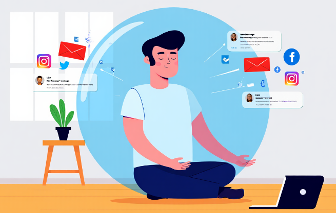 Suppression des distractions numériques.