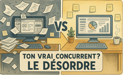 10 heures perdues par semaine : le coût important du désordre dans ton entreprise