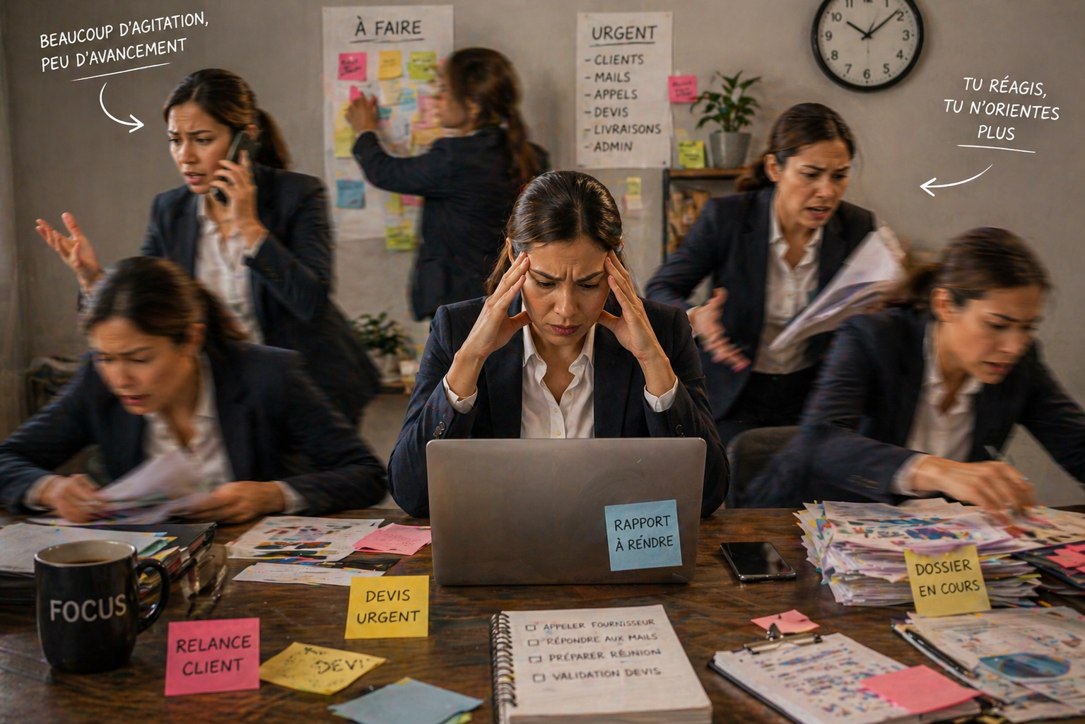 temps perdu dans des tâches répétitives