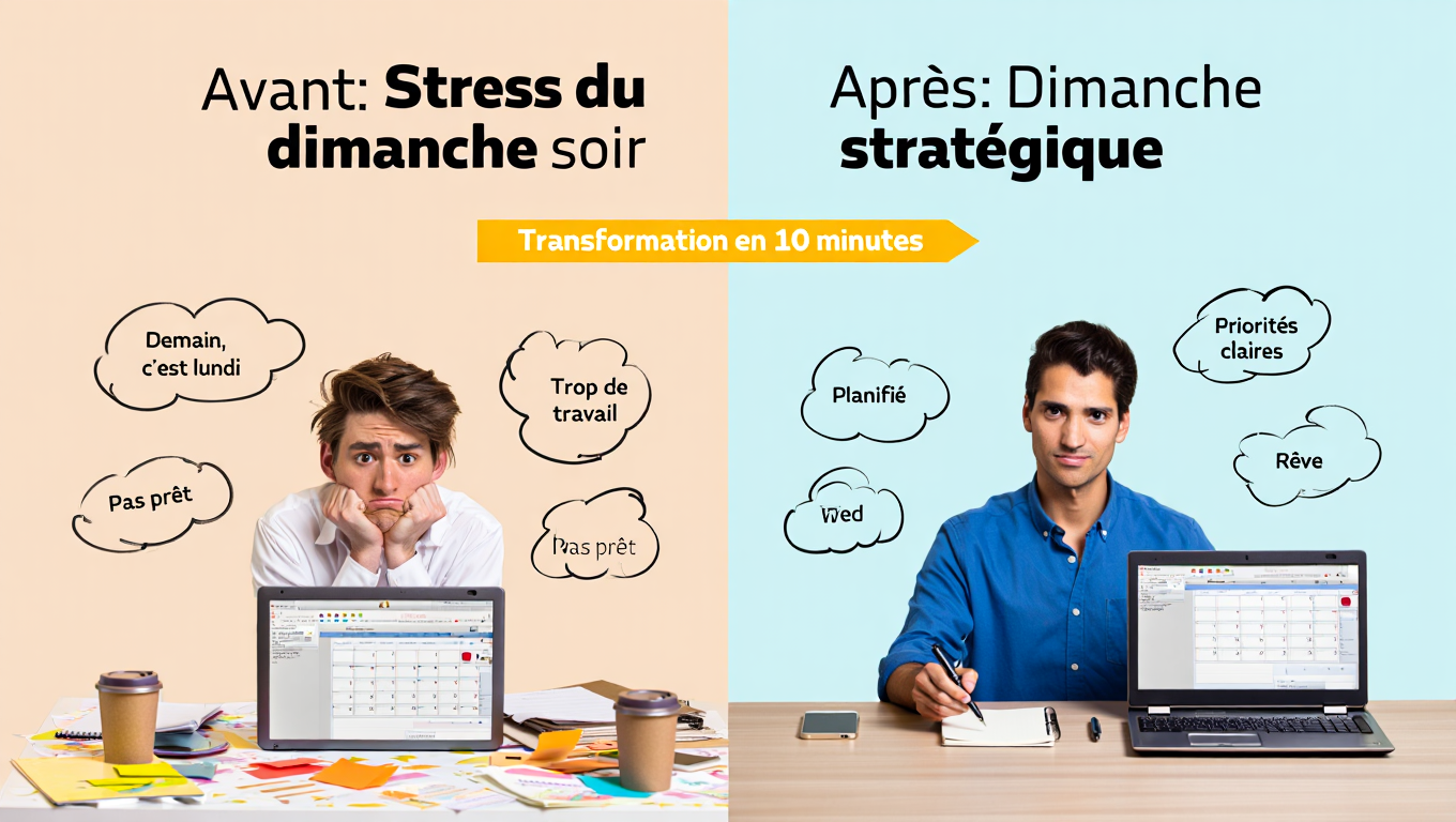 10 minutes pour transformer ton dimanche soir en allié puissant