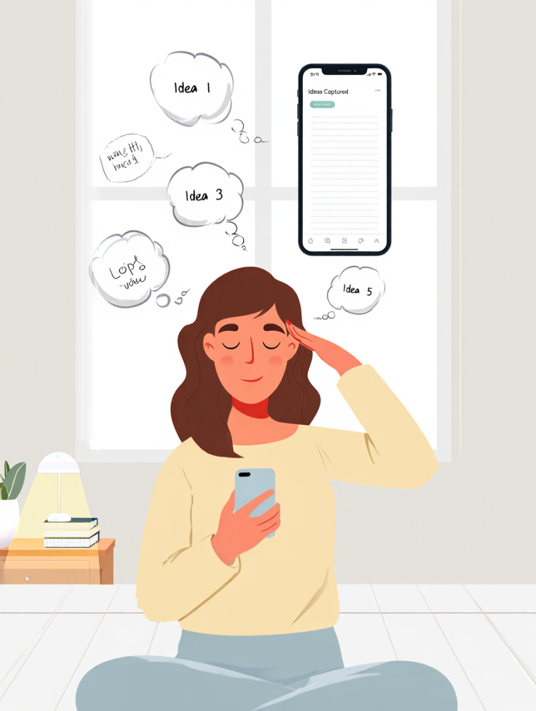 capturer ses idées pour libérer son mental