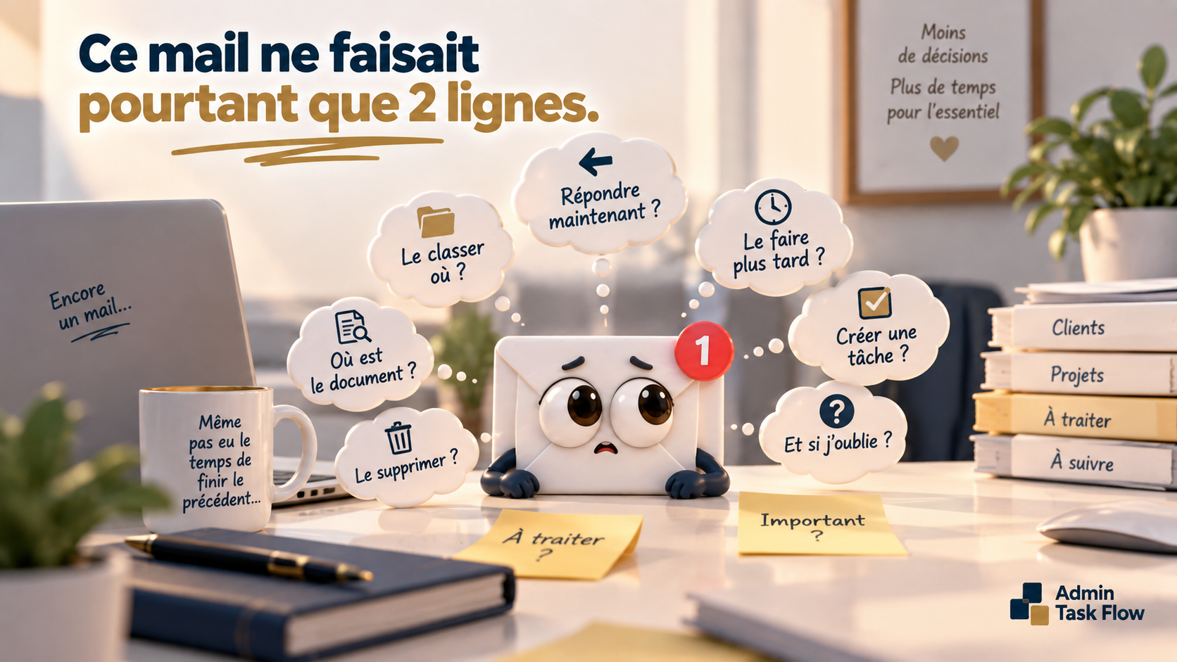 Organiser ses mails Outlook pour réduire les décisions répétitives