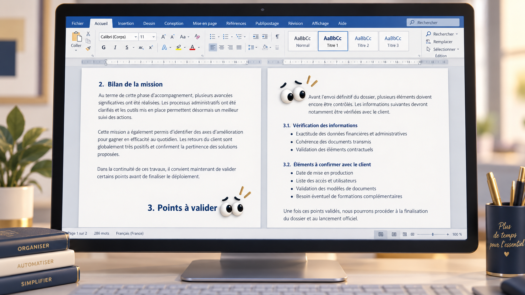 Paragraphes solidaires Word pour éviter un titre isolé en bas de page